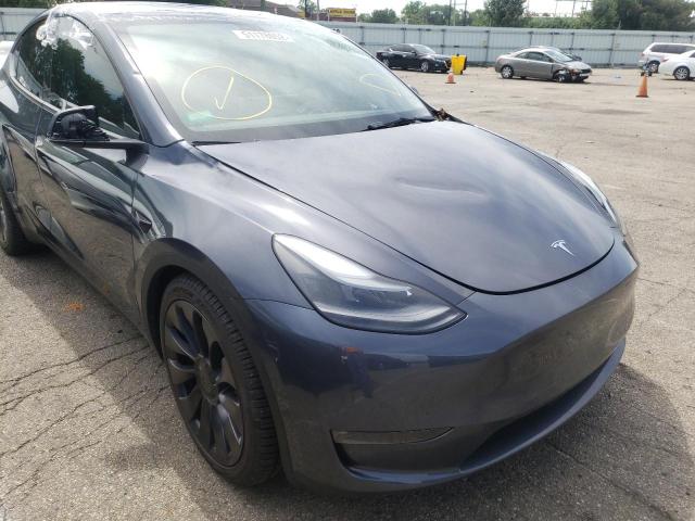 Photo 9 from auction – 2021 TESLA MODEL Y with VIN 5YJYGDEF0MF252583