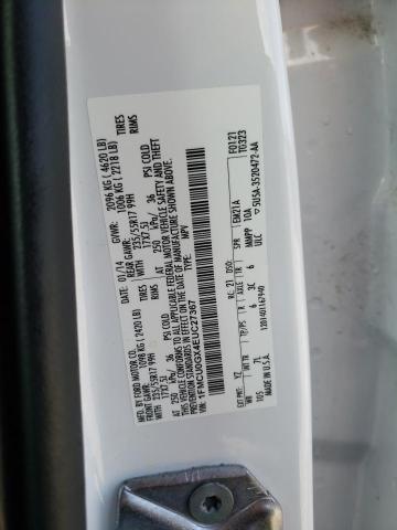 Photo 10 from auction – 2014 FORD ESCAPE SE with VIN 1FMCU0GX4EUC27367