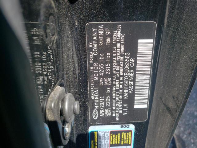 Photo 10 from auction – 2011 HYUNDAI GENESIS CO with VIN KMHHT6KDXBU063563