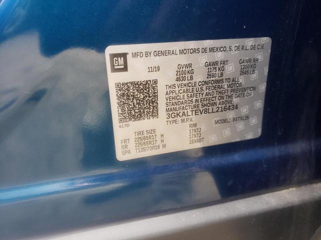 Photo 10 from auction – 2020 GMC TERRAIN SL with VIN 3GKALTEV8LL216434