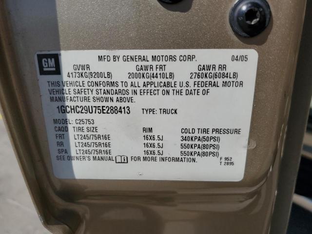 Photo 10 from auction – 2005 CHEVROLET SILVERADO with VIN 1GCHC29U75E288413