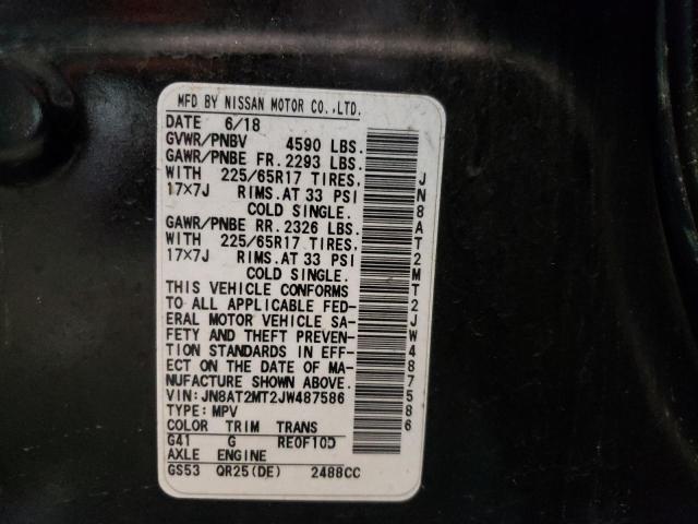 Photo 10 from auction – 2018 NISSAN ROGUE S with VIN JN8AT2MT2JW487586