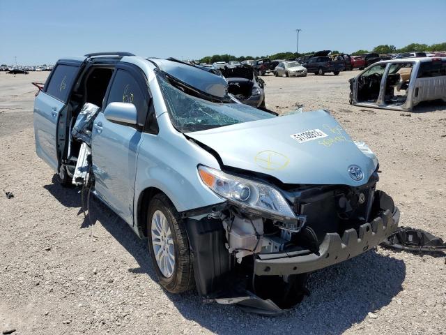 TOYOTA SIENNA XLE 2017 with VIN 5TDYZ3DC6HS854482 - Photo from auction