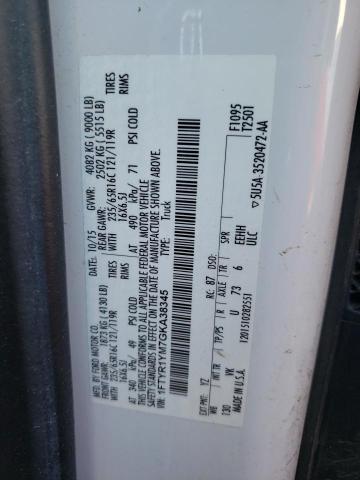 Photo 10 from auction – 2016 FORD TRANSIT T- with VIN 1FTYR1YM7GKA38345