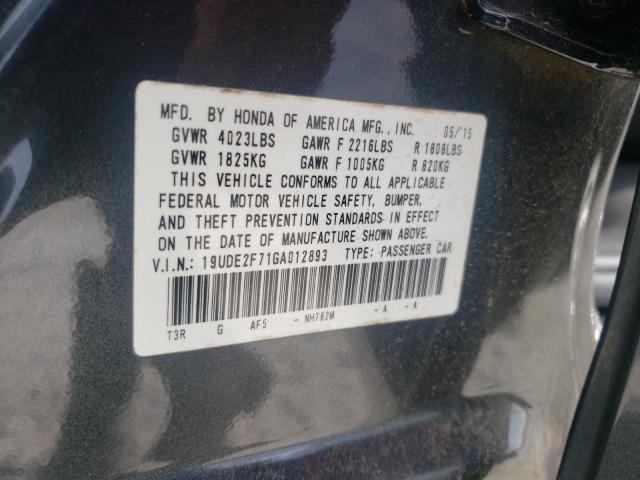 Photo 10 from auction – 2016 ACURA ILX PREMIU with VIN 19UDE2F71GA012893