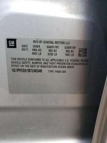 Photo 10 from auction – 2011 CHEVROLET CRUZE LT with VIN 1G1PF5S91B7246046