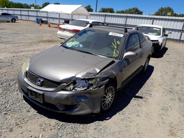 Photo 2 from auction – 2005 HONDA CIVIC EX with VIN 1HGEM22975L049995
