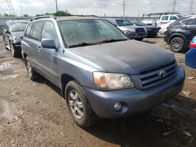 TOYOTA HIGHLANDER 2005 with VIN JTEDP21A750078651 - Photo from auction