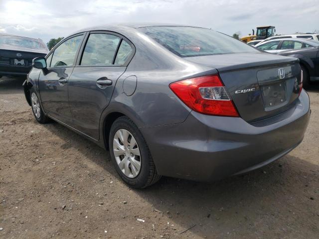 Photo 3 from auction – 2012 HONDA CIVIC LX with VIN 19XFB2F54CE374013