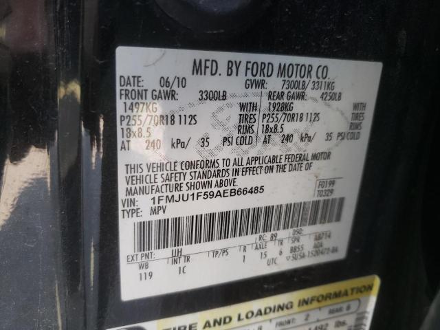 Photo 10 from auction – 2010 FORD EXPEDITION with VIN 1FMJU1F59AEB66485