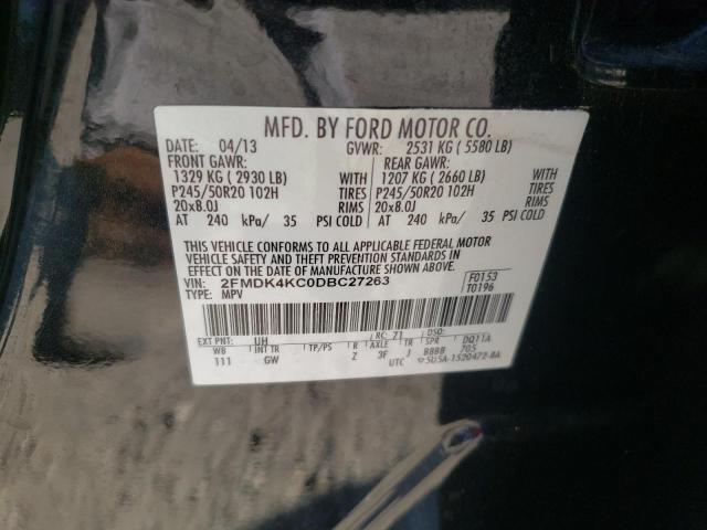 Photo 10 from auction – 2013 FORD EDGE LIMIT with VIN 2FMDK4KC0DBC27263