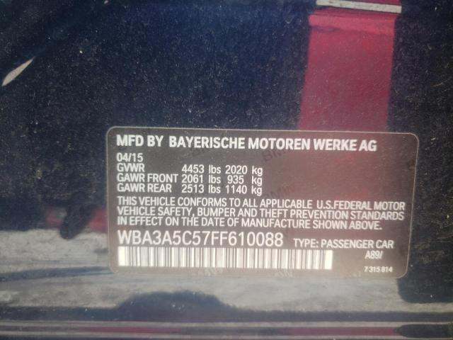 Photo 10 from auction – 2015 BMW 328 I with VIN WBA3A5C57FF610088