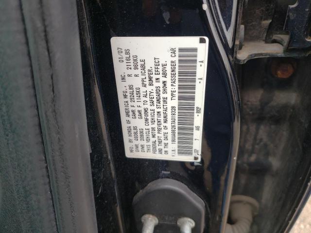 Photo 10 from auction – 2007 ACURA TL with VIN 19UUA66267A019328