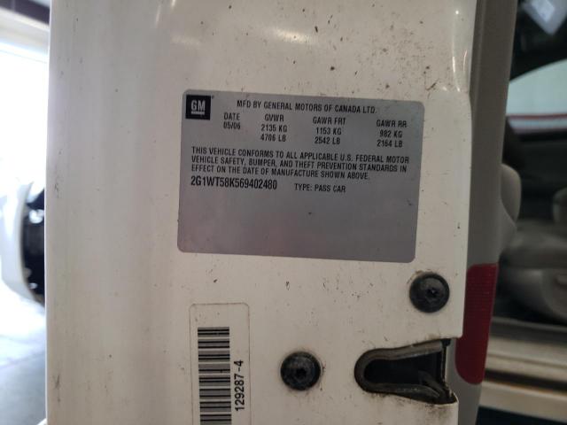 Photo 10 from auction – 2006 CHEVROLET IMPALA LT with VIN 2G1WT58K569402480