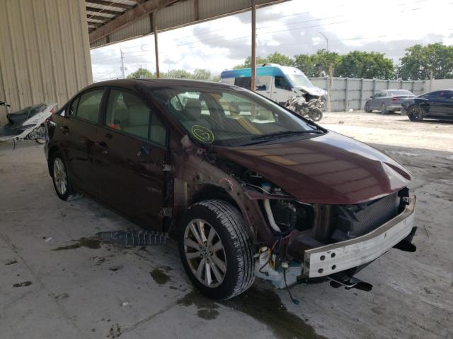 Photo 1 from auction – 2012 HONDA CIVIC EXL with VIN 19XFB2F9XCE050647