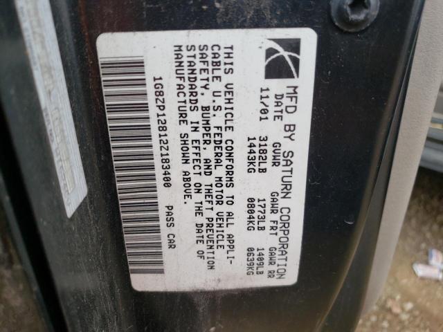 Photo 10 from auction – 2002 SATURN SC1 with VIN 1G8ZP12812Z183400