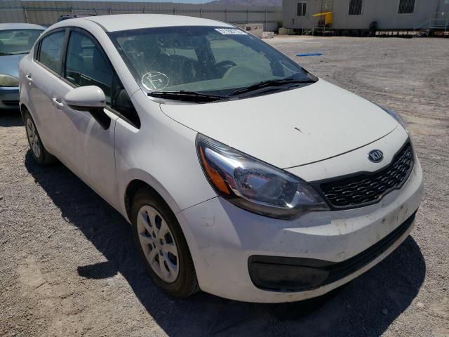 KIA RIO LX 2014 with VIN KNADM4A34E6366034 - Photo from auction