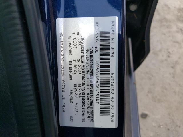 Photo 10 from auction – 2016 MAZDA 6 TOURING with VIN JM1GJ1V59G1404831