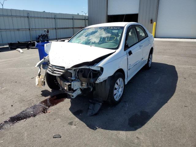 Photo 2 from auction – 2004 TOYOTA COROLLA CE with VIN 2T1BR32E24C318562