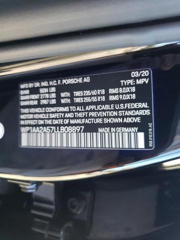 Photo 10 from auction – 2020 PORSCHE MACAN with VIN WP1AA2A57LLB08897