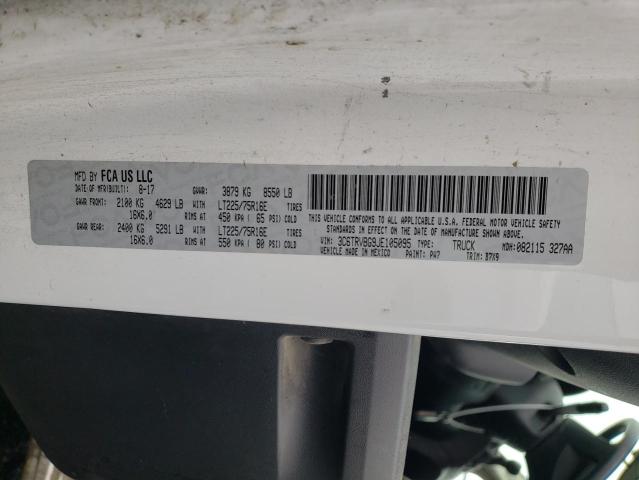 Photo 10 from auction – 2018 RAM PROMASTER with VIN 3C6TRVBG9JE105095