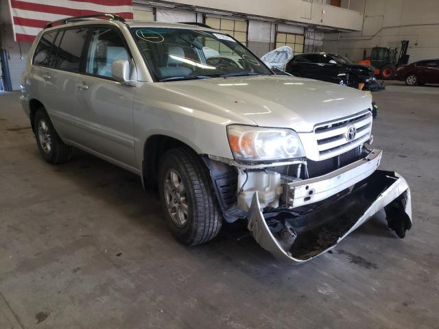 TOYOTA HIGHLANDER 2005 with VIN JTEEP21A050069262 - Photo from auction