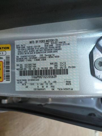 Photo 10 from auction – 2016 FORD FUSION SE with VIN 1FA6P0H71G5105639