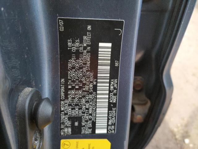 Foto 10 de la subasta – 2007 TOYOTA HIGHLANDER con VIN JTEGD21A270167259