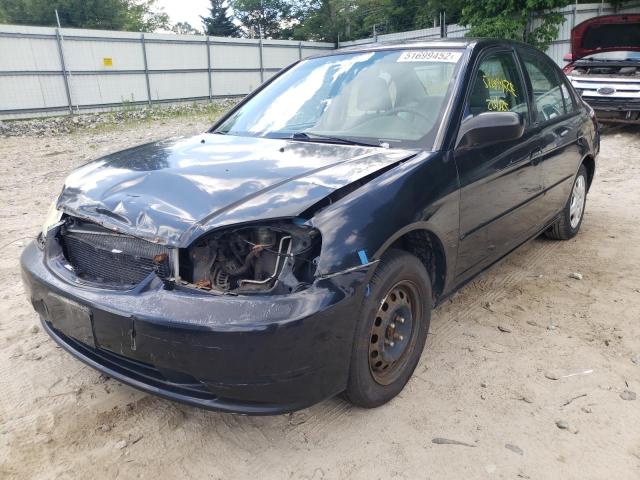Photo 2 from auction – 2002 HONDA CIVIC LX with VIN 2HGES16592H613761