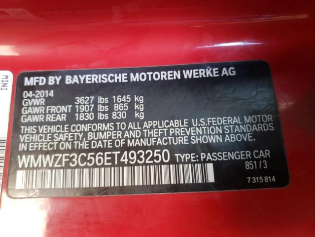 Photo 10 from auction – 2014 MINI COOPER CLU with VIN WMWZF3C56ET493250