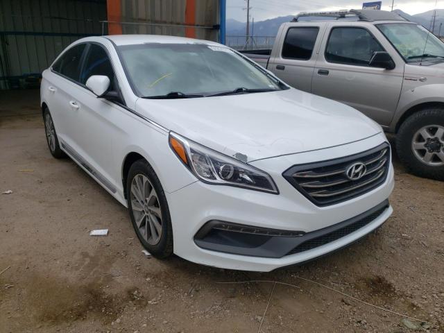 HYUNDAI SONATA SPO 2015 with VIN 5NPE34AF5FH020392 - Photo from auction