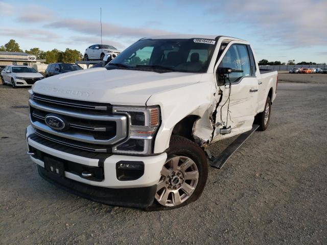 Photo 2 from auction – 2021 FORD F250 SUPER with VIN 1FT7W2BT1MEC38481