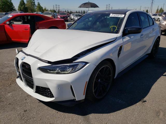 Photo 2 from auction – 2022 BMW M3 COMPETI with VIN WBS33AY04NFM27712