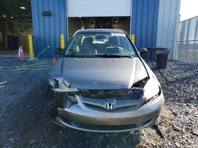 Photo 9 from auction – 2005 HONDA CIVIC DX with VIN 2HGES16165H047706