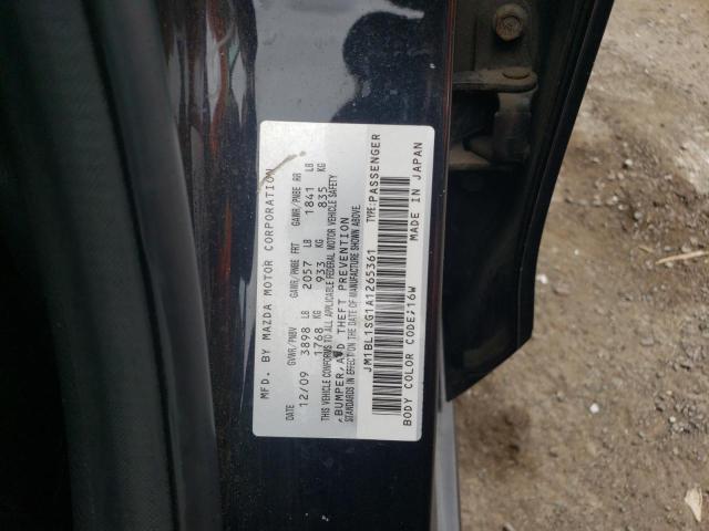 Photo 10 from auction – 2010 MAZDA 3 I with VIN JM1BL1SG1A1265361
