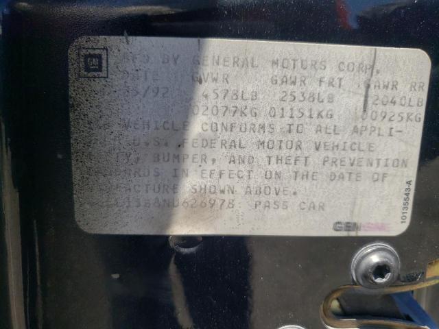 Photo 10 from auction – 1992 CADILLAC ELDORADO with VIN 1G6EL13B8NU626978