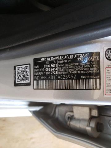 Photo 10 from auction – 2014 MERCEDES-BENZ E 300 with VIN WDDHF5KB1EA828952