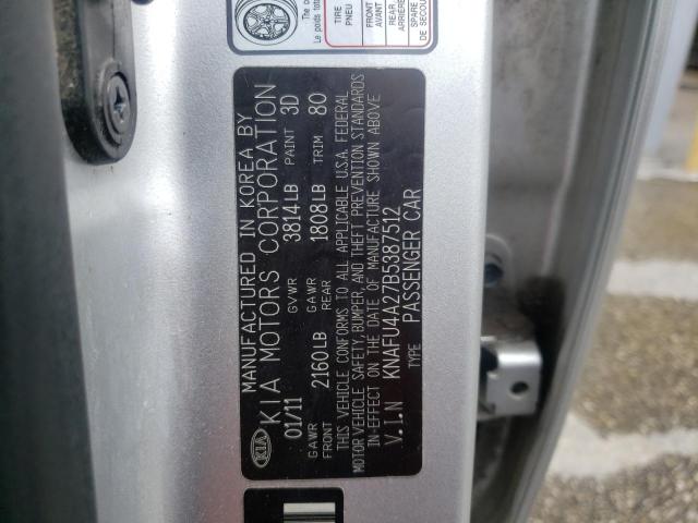 Photo 10 from auction – 2011 KIA FORTE EX with VIN KNAFU4A27B5387512