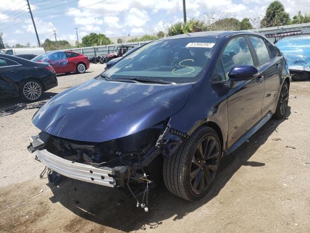 Photo 2 from auction – 2021 TOYOTA COROLLA SE with VIN 5YFS4MCE6MP087720