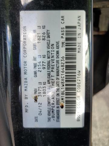 Photo 10 from auction – 2012 MAZDA 3 I with VIN JM1BL1W8XC1648236