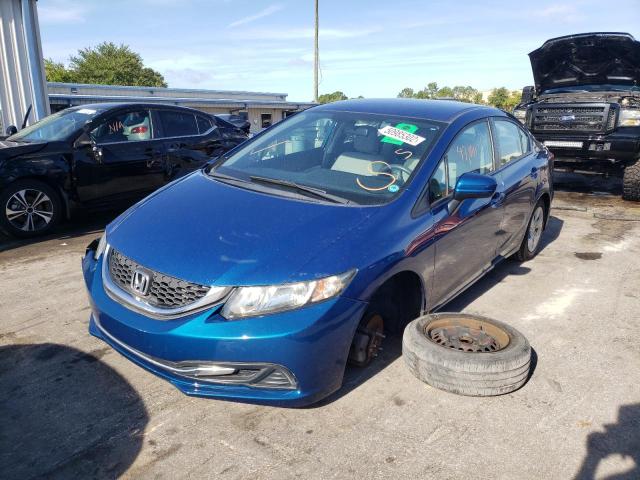 Photo 2 from auction – 2014 HONDA CIVIC LX with VIN 19XFB2F57EE066708