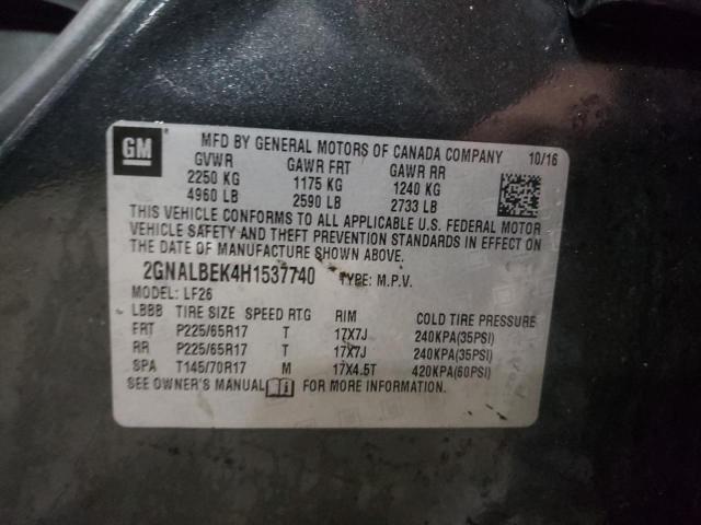 Photo 10 from auction – 2017 CHEVROLET EQUINOX LS with VIN 2GNALBEK4H1537740