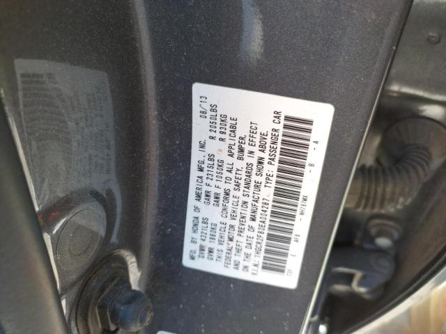 Photo 10 from auction – 2014 HONDA ACCORD EXL with VIN 1HGCR2F80EA004287