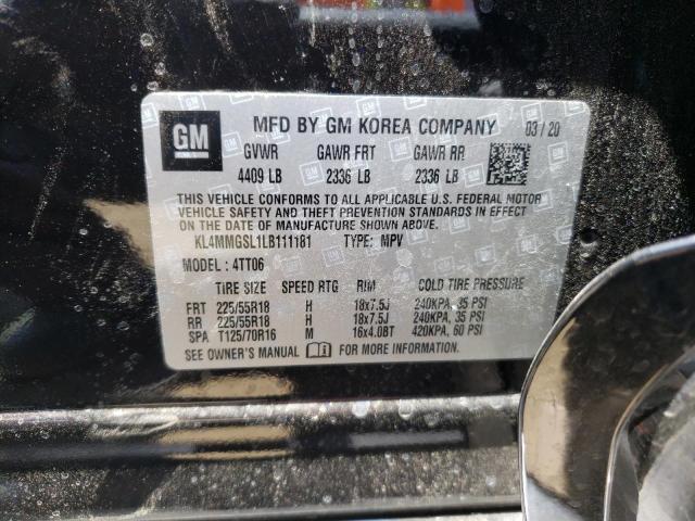 Photo 10 from auction – 2020 BUICK ENCORE GX with VIN KL4MMGSL1LB111181