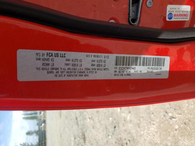 Photo 10 from auction – 2019 DODGE CHARGER R/ with VIN 2C3CDXCTXKH674465