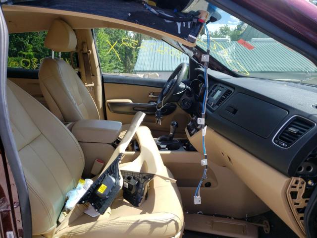 Photo 5 from auction – 2015 KIA SEDONA LX with VIN KNDMB5C12F6020396
