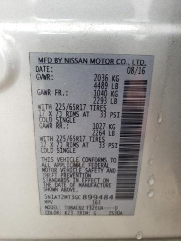 Photo 10 from auction – 2016 NISSAN ROGUE S with VIN 5N1AT2MT3GC899484