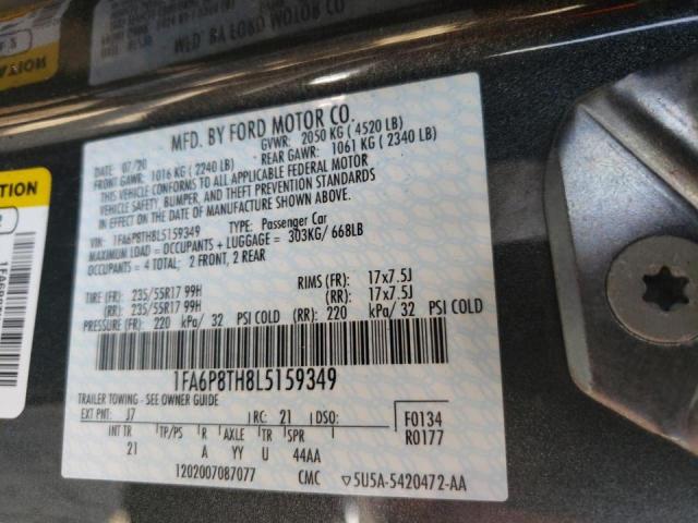 Photo 10 from auction – 2020 FORD MUSTANG with VIN 1FA6P8TH8L5159349