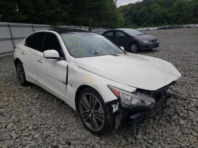 INFINITI Q50 BASE 2014 with VIN JN1BV7AR2EM697660 - Photo from auction