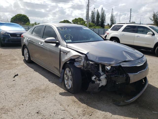 KIA OPTIMA LX 2016 with VIN 5XXGT4L32GG105134 - Photo from auction
